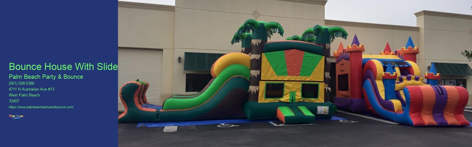 Bounce House With Slide